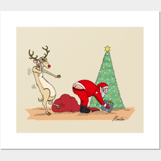 Santa's Crack Posters and Art